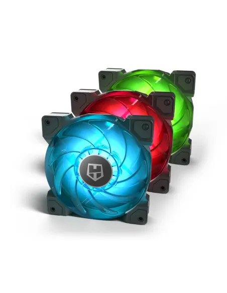 Nox Hummer H-SYNC Pack 3 Ventiladores RGB 120mm para caja