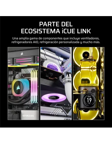 Ventilador Corsair iCUE LINK RX120 II RGB 120mm PWM Blanco