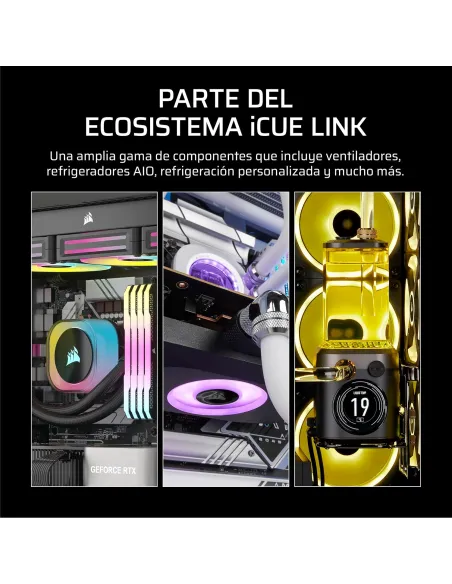Ventilador Corsair iCUE LINK RX120 II RGB 120mm PWM Blanco