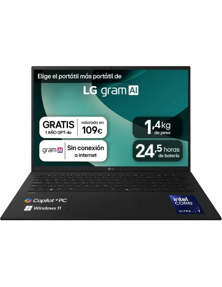 LG Gram 17Z90TL-G.AU88BN Intel Core Ultra 7 258V/32GB/512GB SSD/17" W11 Home