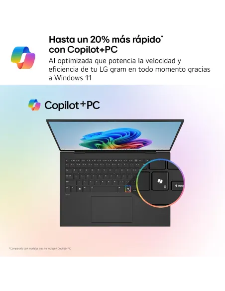 Portátil LG Gram 17Z90TL-G.AU88BN de Intel Core Ultra 7 258V