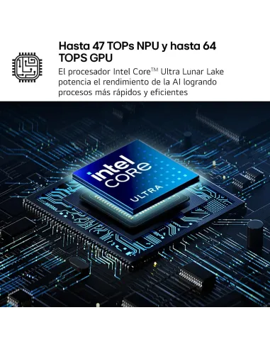 Portátil LG Gram 17Z90TL-G.AU88BN de Intel Core Ultra 7 258V