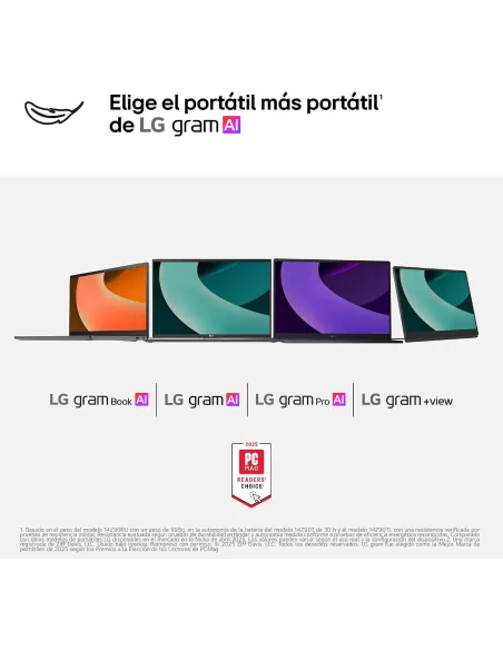 Portátil LG Gram 17Z90TL-G.AU88BN de Intel Core Ultra 7 258V