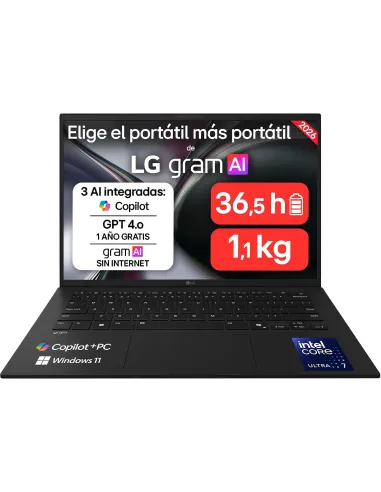 LG gram 14Z90U-G.AU85BN Intel Core Ultra 7 355/32GB/512GB SSD/14" W11 Home