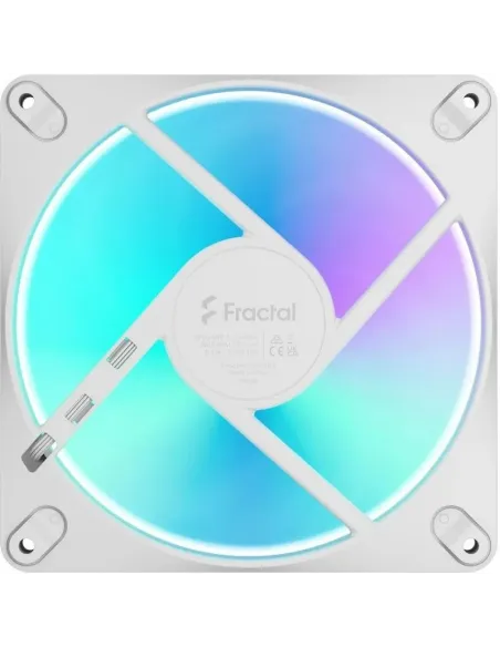 Ventilador Fractal Dynamic 3 14 PWM RGB 140 mm Blanco