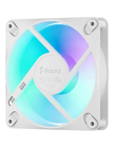 Ventilador Fractal Dynamic 3 12 PWM RGB 120 mm Blanco
