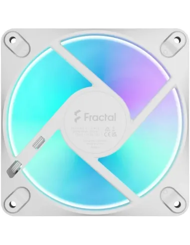 Ventilador Fractal Dynamic 3 12 PWM RGB 120 mm Blanco