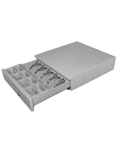 cajón portamonedas iggual IRON-50PW blanco para TPV RJ11