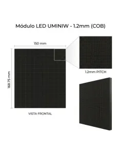 UNILUMIN UNI-UMINIW12M-B Módulo LED COB P1.25 de Sustitución para UMini W1.2-1395382