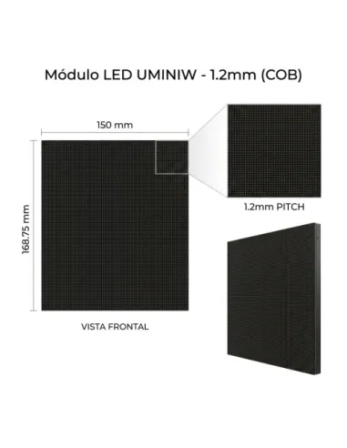 UNILUMIN UNI-UMINIW12M-B Módulo LED COB P1.25 de Sustitución para UMini W1.2