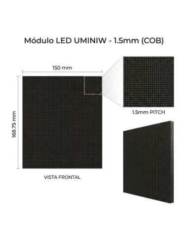 Unilumin UNI-UMINIW15M-B Módulo LED COB de 1,56 mm para Sustituir Cabinet UMini W1.5