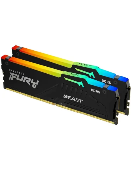 Kingston FURY Beast RGB DDR5 5200MHz 16GB 2x8GB CL40