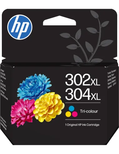 HP 302XL/304XL Tricolor Cartucho de Tinta Original