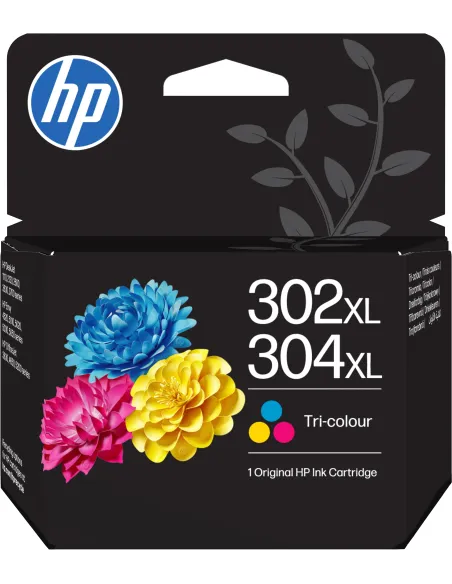 HP 302XL/304XL Tricolor Cartucho de Tinta Original