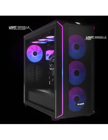 Ventilador be quiet! Light Wings LX 120mm PWM ARGB para PC