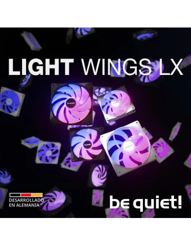 Ventilador be quiet! Light Wings LX 120mm PWM ARGB para PC