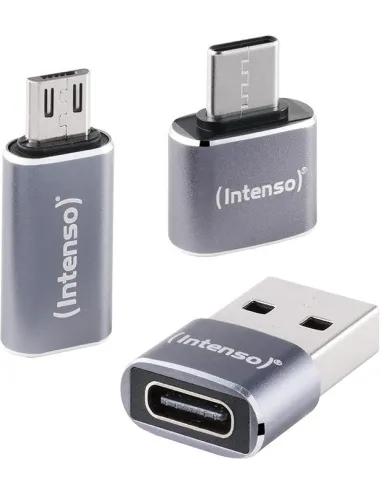 Intenso MIX480 Kit de Adaptadores USB-C a USB-A, USB-A a USB-C y USB-C a Micro USB