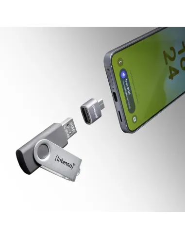 Intenso MIX480 Kit de 3 Adaptadores USB 2.0 en color gris