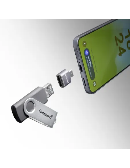 Intenso MIX480 Kit de 3 Adaptadores USB 2.0 en color gris