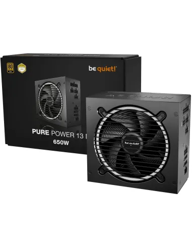 Be Quiet! Pure Power 13 M 650W: fuente ATX 3.1 Gold modular