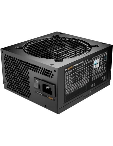 Be Quiet! Pure Power 13 M 650W: fuente ATX 3.1 Gold modular