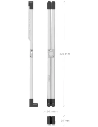 AISENS LPS4M-461: soporte portátil plegable y ajustable