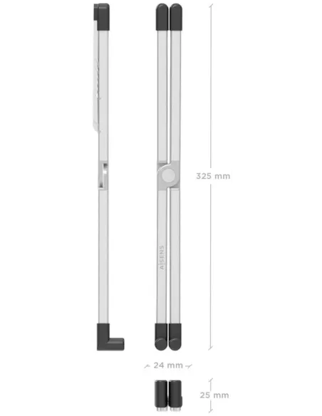 AISENS LPS4M-461: soporte portátil plegable y ajustable
