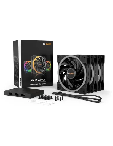 be quiet! Light Wings 120mm PWM HS Triple Pack - ARGB 3x120