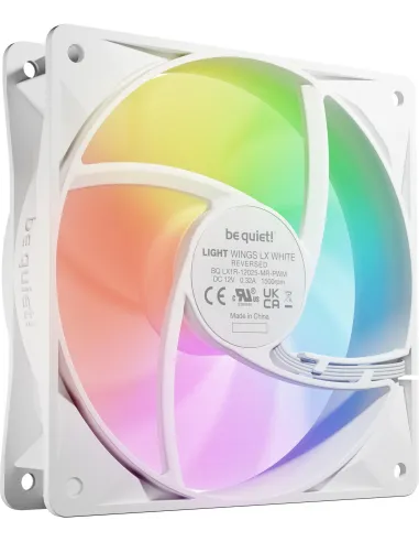 Ventilador Be Quiet! Light Wings LX 120 mm PWM Reverse White