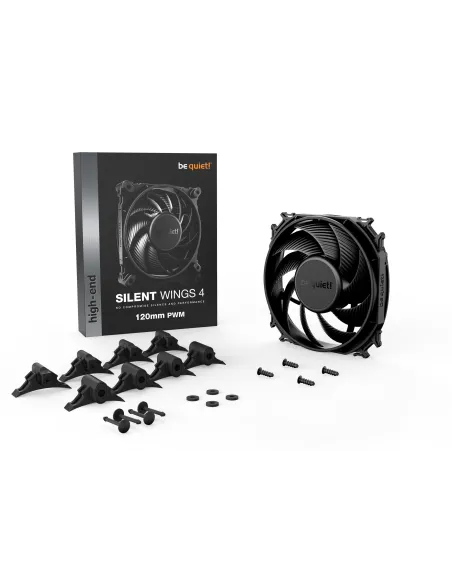 Ventilador be quiet! Silent Wings 4 120mm PWM negro para PC