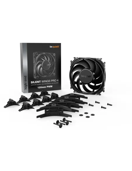 Ventilador PC 120 mm PWM be quiet! Silent Wings Pro 4 Negro