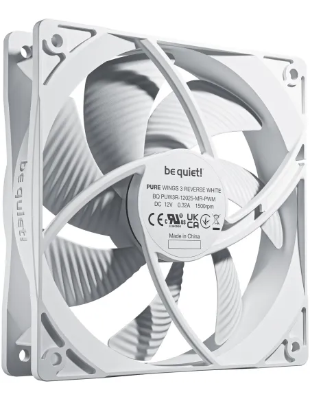 Be Quiet! Pure Wings 3 Reverse Triple Pack Blanco
