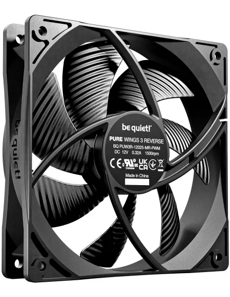 Be Quiet! Pure Wings 3 120mm PWM Reverse Triple Pack Negro