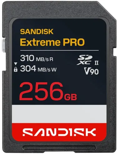 SanDisk Extreme PRO SD UHS-II V90 256 GB Tarjeta SDXC Class 10 V90 U3