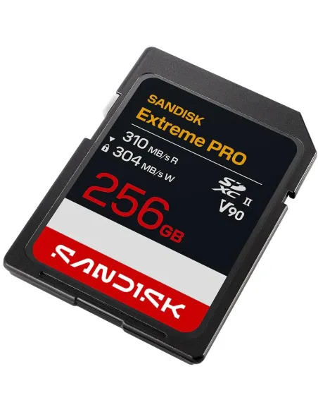 Tarjeta SanDisk Extreme PRO SD UHS-II V90 256 GB para vídeo