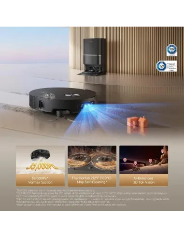 Dreame L60 Ultra Negro: robot aspirador con base completa