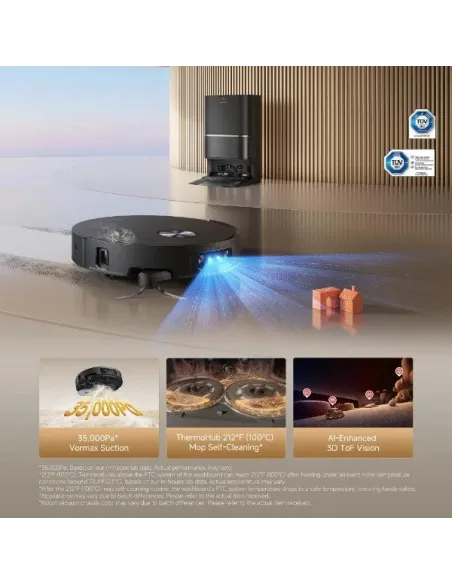 Dreame L60 Ultra Negro: robot aspirador con base completa
