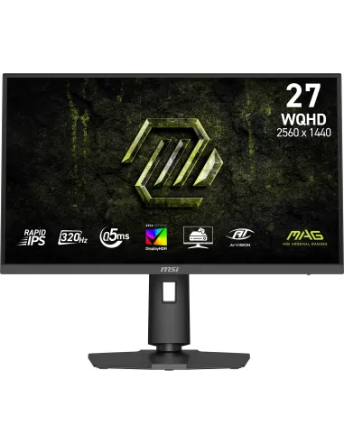 MSI MAG 274QPF X32 27" Wide Quad HD 320Hz Rapid IPS VESA DisplayHDR 400 0,5ms