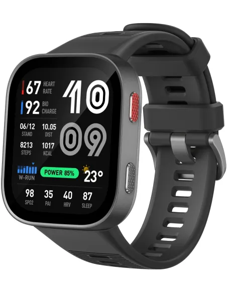 Amazfit Bip Max Carbon Gris GPS Bluetooth 2,07 Plata Correa Talla Única