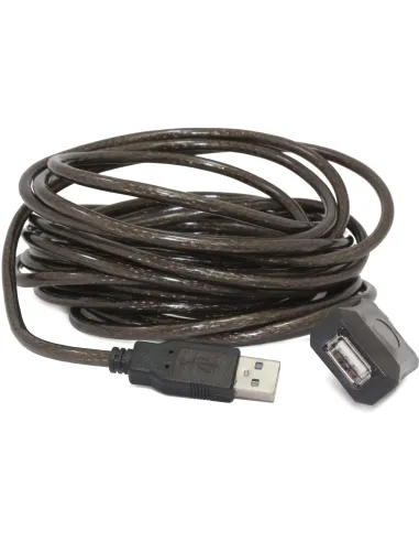 Gembird UAE-01-5M: alargador USB 2.0 activo de 5 m negro