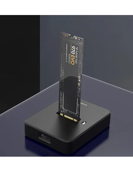 Gembird DD-U3M2: estación SSD M.2 SATA/NVMe USB-C externa