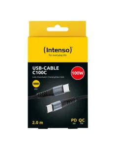 Intenso C100C Cable USB-C a USB-C de 2 m de 100 W-AAOAAC0225