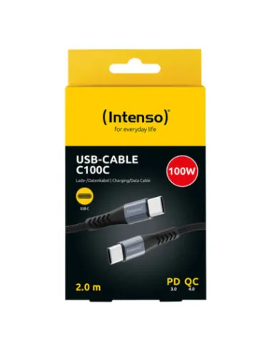 Intenso C100C Cable USB-C a USB-C de 2 m de 100 W
