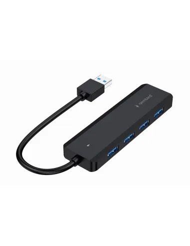 Hub USB Gembird 4 puertos: 4 USB-A y 5 Gbps para portátil
