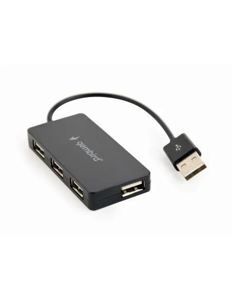 Gembird UHB-U2P4-04: hub USB 2.0 de 4 puertos para portátil