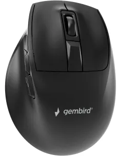 Gembird MUSW3-9B-01 Ratón Ergonómico inalámbrico de 9 botones USB-C-FTRRIN0595