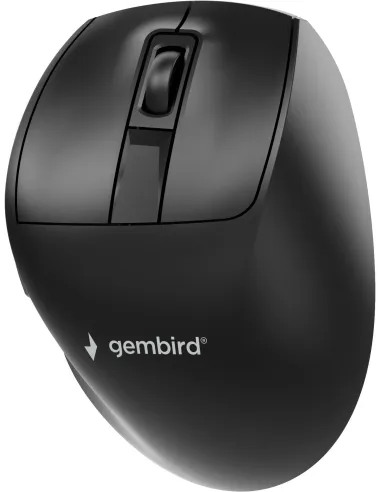 Ratón ergonómico inalámbrico USB-C Gembird MUSW3-9B-01