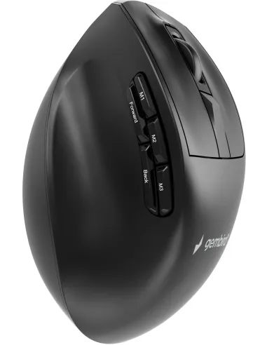 Ratón ergonómico inalámbrico USB-C Gembird MUSW3-9B-01