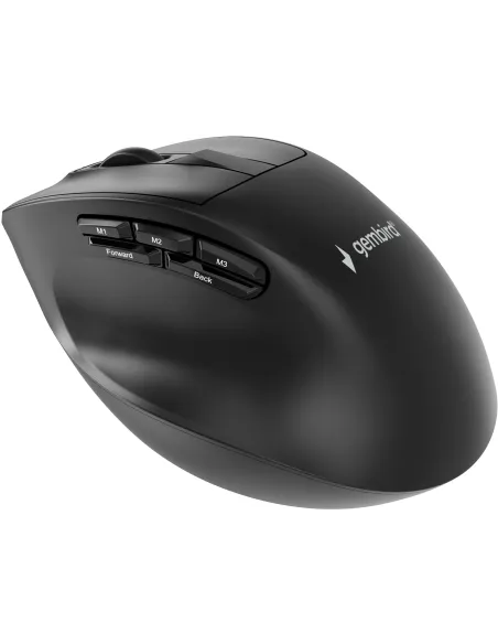 Ratón ergonómico inalámbrico USB-C Gembird MUSW3-9B-01