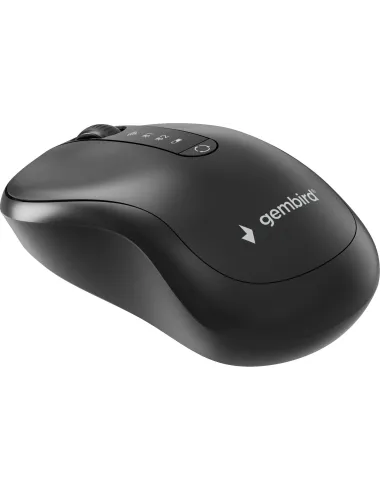 Ratón inalámbrico Gembird MUSW2-4B-01 de modo dual y USB-C